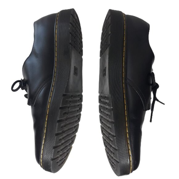 Dr. Martens Men\'s Zavala Lo Black Leather Lace-Up Oxfords 13M main image 9